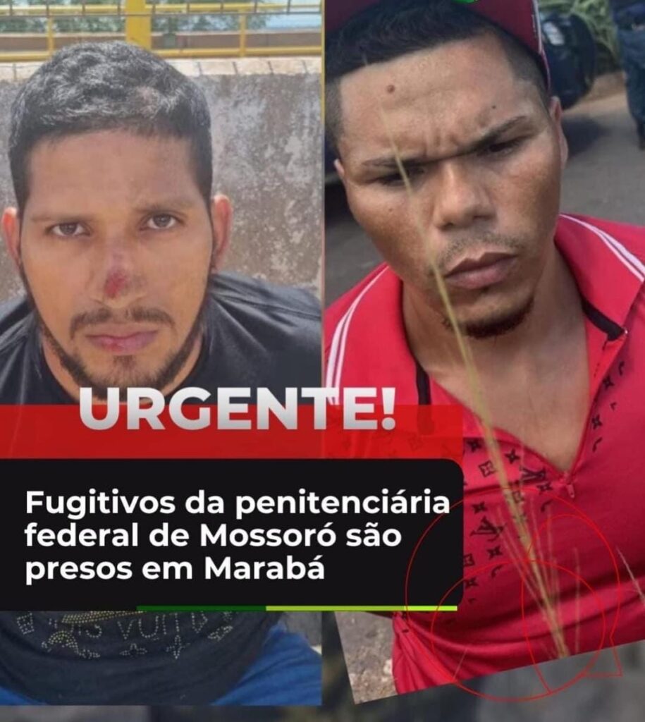 MARABÁ – Após 50 dias, PF e PRF recapturam no Pará foragidos da penitenciária federal de Mossoró.